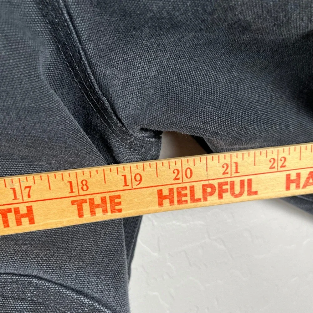 Carhartt 100815001 Womens Hooded Jacket Sherpa Lined Black Work Coat Size M 8/10 - Picture 7 of 10